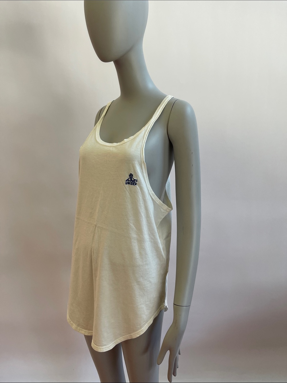 Vivienne Westwood White Tank Top SS16 100% Cotton Unisex UK 8/10